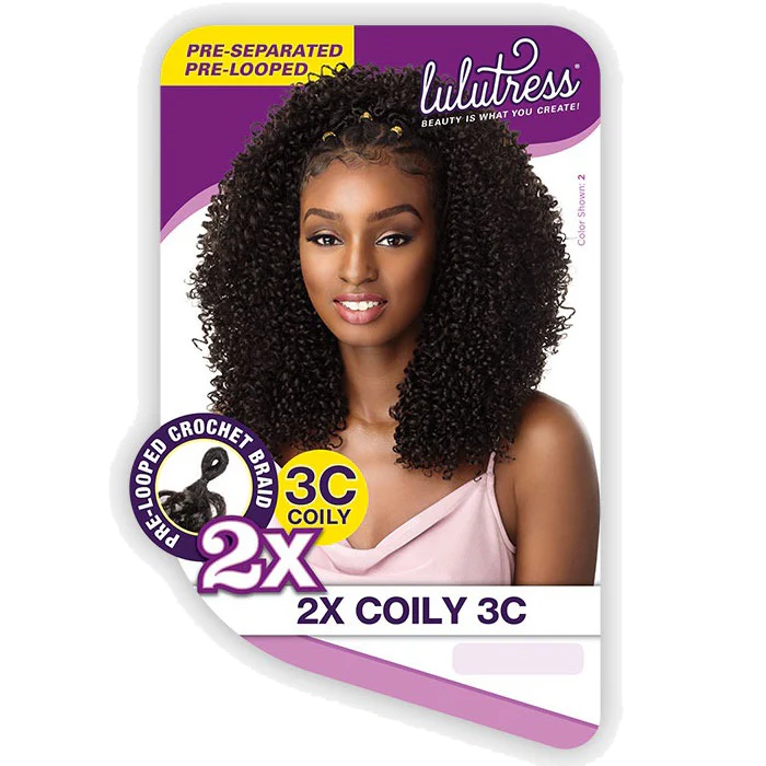 Sensationnel Lulutress Pre-Separated Pre-Looped Crochet Braid - 2X COILY 3C - Image 5