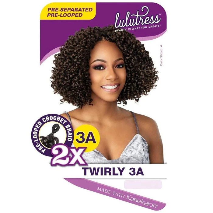 Sensationnel Lulutress Pre-Separated Pre-Looped Crochet Braid - 2X TWIRLY 3A - Image 2