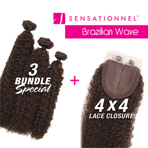 Sensationnel Premium Too Boutique Bundles 3X Weave + Closure - BOUTIQUE BRAZILIAN WAVE 18/20/22" (1 Pack Complete) - Image 6