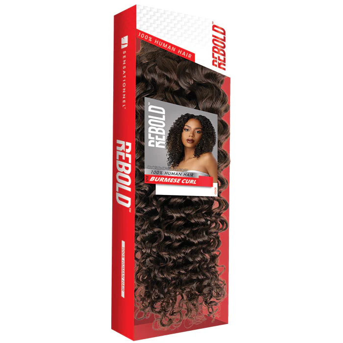 Sensationnel Rebold 100% Human Hair Weaves - BURMESE CURL (10/12/14/16/18) - Image 7