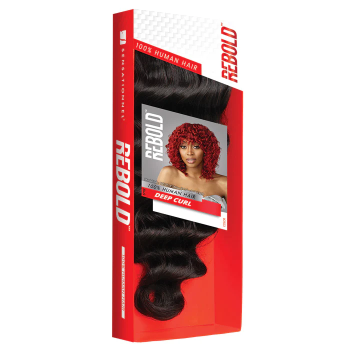 Sensationnel Rebold 100% Human Hair Weaves - DEEP CURL (10/12/14/16/18) - Image 7