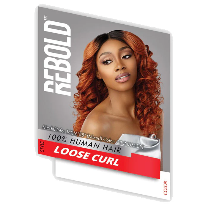 Sensationnel Rebold 100% Human Hair Weaves - LOOSE CURL (10/12/14/16/18) - Image 6