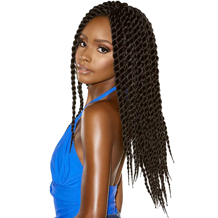 Sensationnel Ruwa Crochet Pre-Looped Braids - 3X SENEGAL TWIST 18" - Image 4