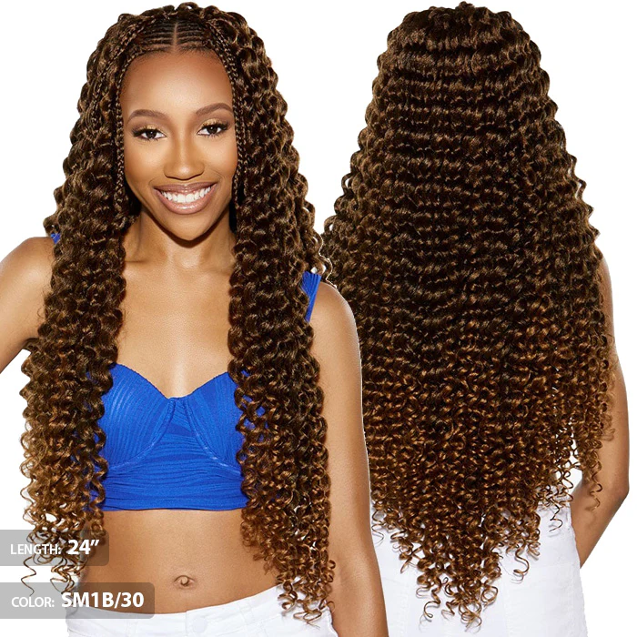 Sensationnel Ruwa Pre-Stretched Crochet Braids - 3X DEEP 18"/24" - Image 3