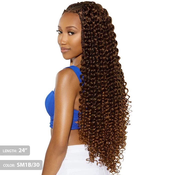 Sensationnel Ruwa Pre-Stretched Crochet Braids - 3X DEEP 18"/24" - Image 4