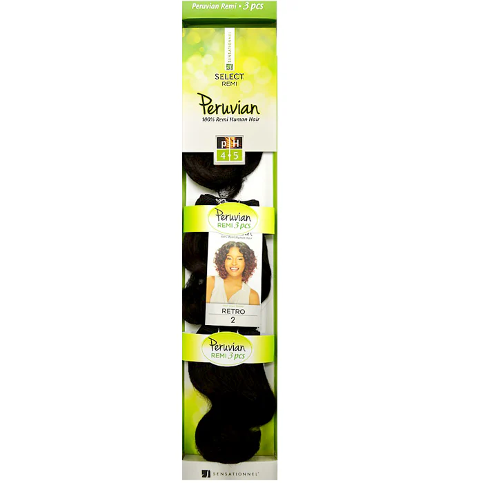 Sensationnel Select Remi Peruvian 100% Remi Human Hair Weave RETRO 3 PCS - Image 2