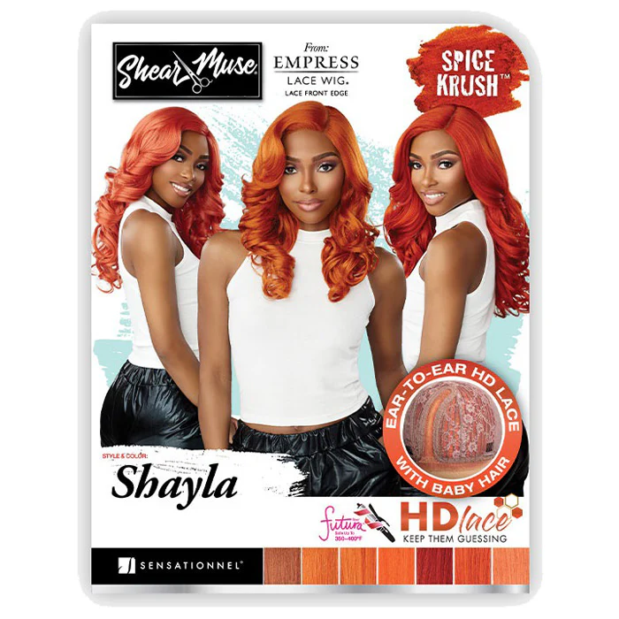 Sensationnel Shear Muse Empress 5" HD Deep Parting Lace Front Wig - SHAYLA-Spice Krush - Image 5