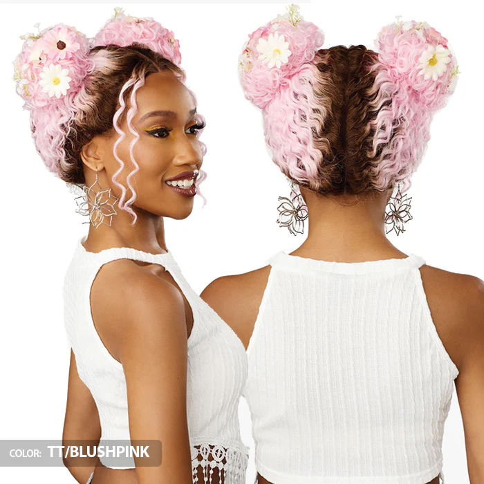 Sensationnel Shear Muse Festi-Gal Glueless HD Lace Front Wig - BUBBLE GAL - Image 4