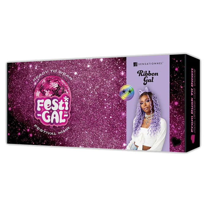 Sensationnel Shear Muse Festi-Gal Glueless HD Lace Front Wig - RIBBON GAL - Image 8