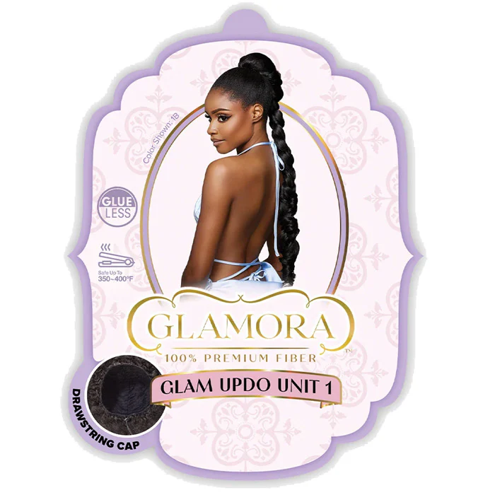 Sensationnel Shear Muse Glamora Drawstring Cap Ponytail Bun - GLAM UPDO UNIT 1 - Image 4