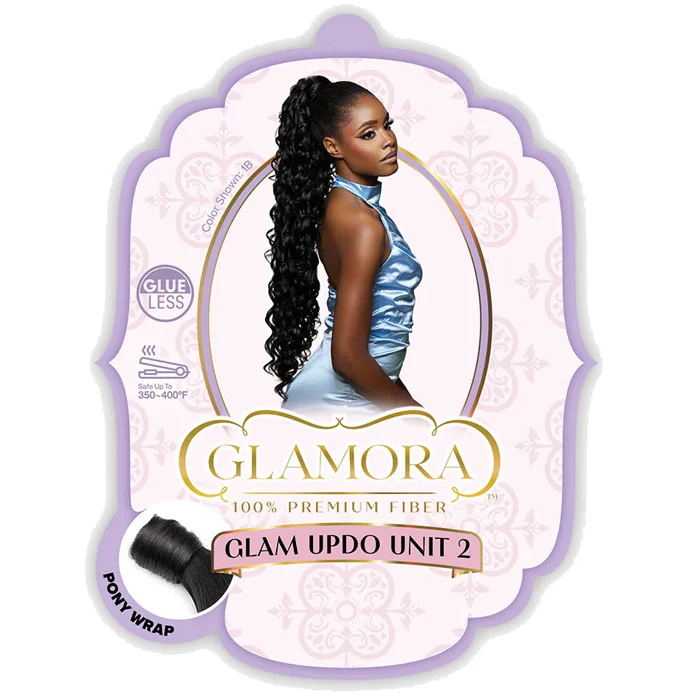 Sensationnel Shear Muse Glamora Drawstring Cap Ponytail - GLAM UPDO UNIT 2 - Image 4
