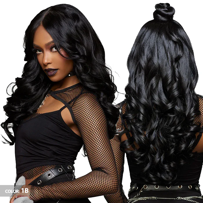 Sensationnel Shear Muse Hex Doll Glueless 13x4 HD Lace Frontal Wig - ELVIRA - Image 2