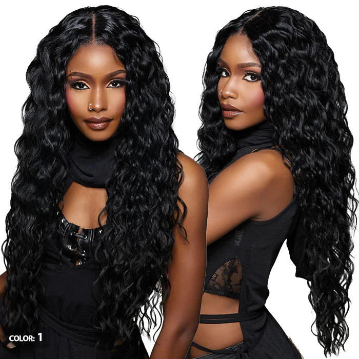 Sensationnel Shear Muse Hex Doll Glueless 13x4 HD Lace Frontal Wig - MORTICIA - Image 2