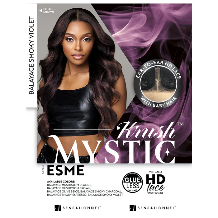 Sensationnel Shear Muse Krush Mystic Glueless HD 5" Deep Lace Part Wig - ESME - Image 10