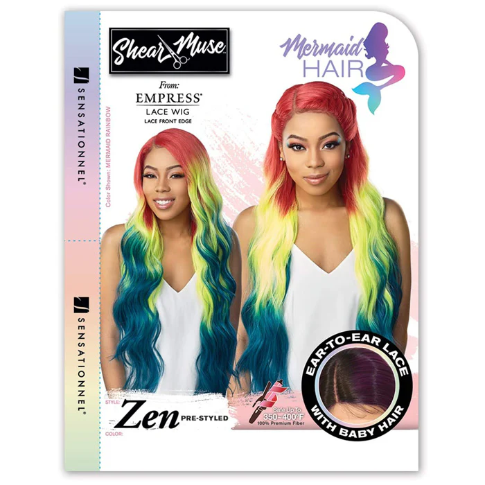 Sensationnel Empress Shear Muse Lace Front Wig - ZEN - Mermaid Hair - Image 5