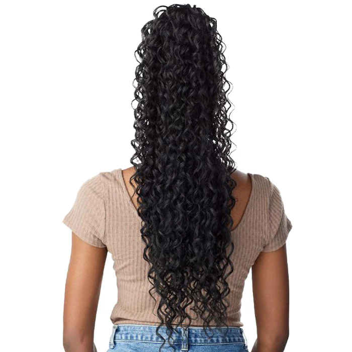Sensationnel Synthetic Ponytail Instant Pony Wrap Braided Deep 28" - Image 3