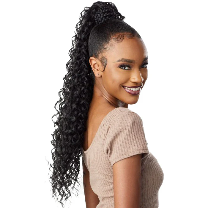 Sensationnel Synthetic Ponytail Instant Pony Wrap Braided Deep 28" - Image 4