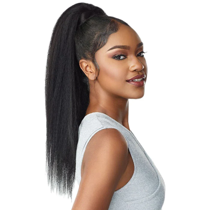 Sensationnel Synthetic Ponytail Instant Pony Wrap KINKY STRAIGHT 24" - Image 3