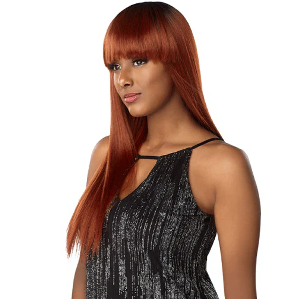 Sensationnel Synthetic Shear Muse Weave Bundle - BANG TOP PIECE YAKI STRAIGHT (1 Pack Complete) - Image 2