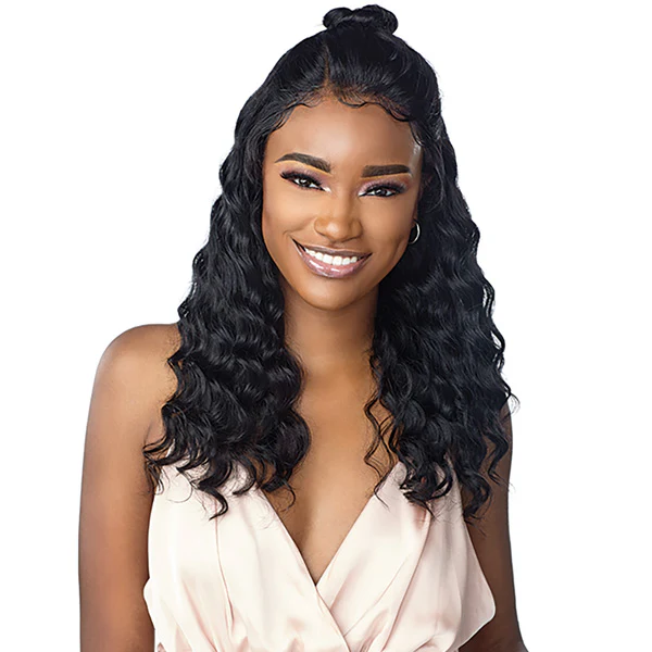 Sensationnel Unprocessed Virgin Human Hair 10A 360 Swiss Lace Wig DEEP WAVE 20" - Image 2