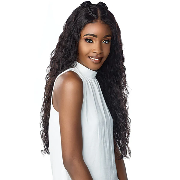 Sensationnel Unprocessed Virgin Human Hair 10A 360 Swiss Lace Wig LOOSE WAVE 28" - Image 2