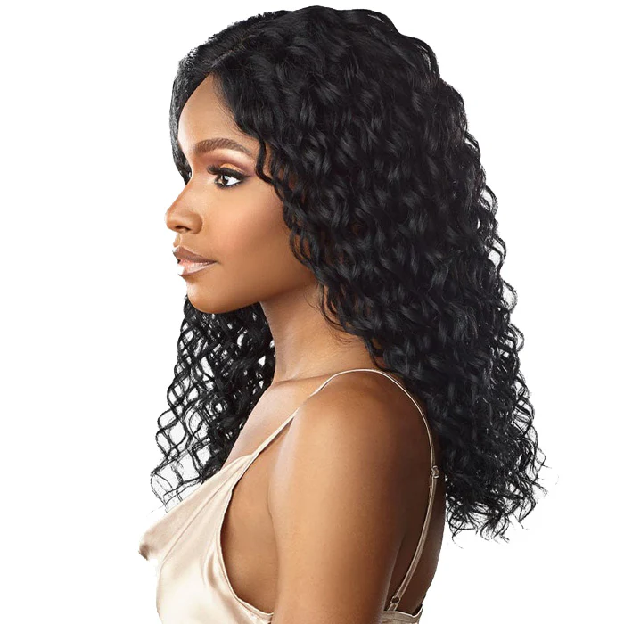 Sensationnel 12A Unprocessed 100% Virgin Human Hair 13x4 Frontal HD Lace Wig - NATURAL DEEP 18" - Image 3