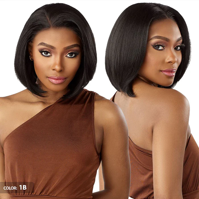 Sensationnel What Lace Glueless Human Hair Blend 13x6 HD Lace Front Wig - DAYANA 12" - Image 3
