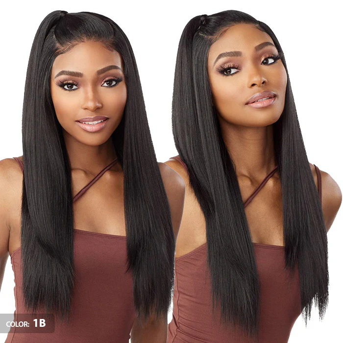 Sensationnel What Lace Glueless Human Hair Blend 13X6 HD Lace Front Wig - MARIELLA 26" - Image 2
