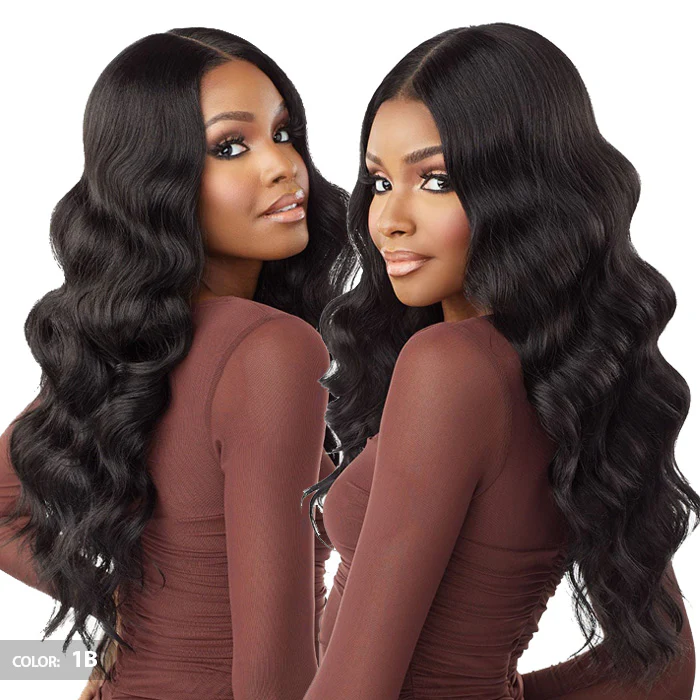 Sensationnel What Lace Human Hair Blend 13x6 HD Lace Front Wig - AZIZA 26" - Image 3