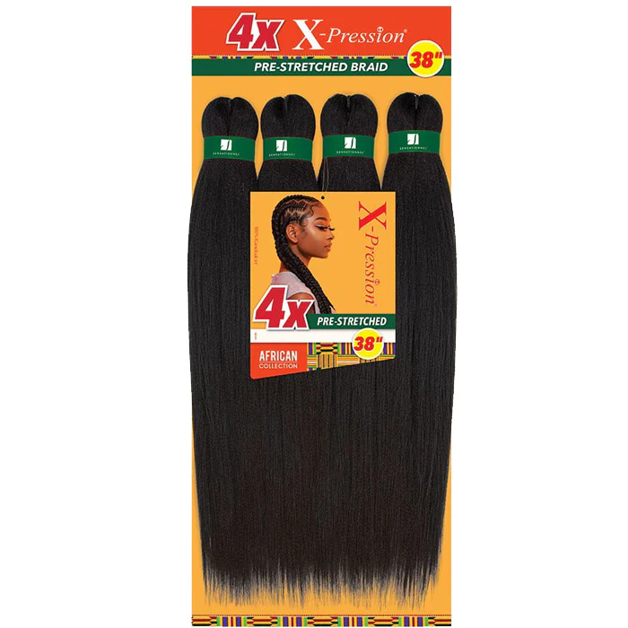 Sensationnel X-Pression African Collection 4X PRE STRETCHED BRAID 38" - Image 3