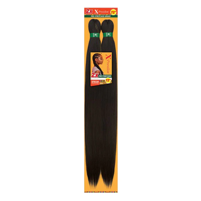 Sensationnel X-Pression Crochet Braids - 2X PRE-STRETCHED BRAID 72"