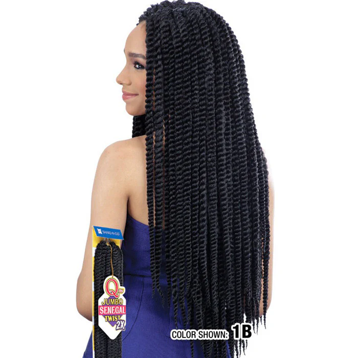 Shake N Go Que 2X Crochet Braid Pre-Loop - JUMBO SENEGAL TWIST - Image 4