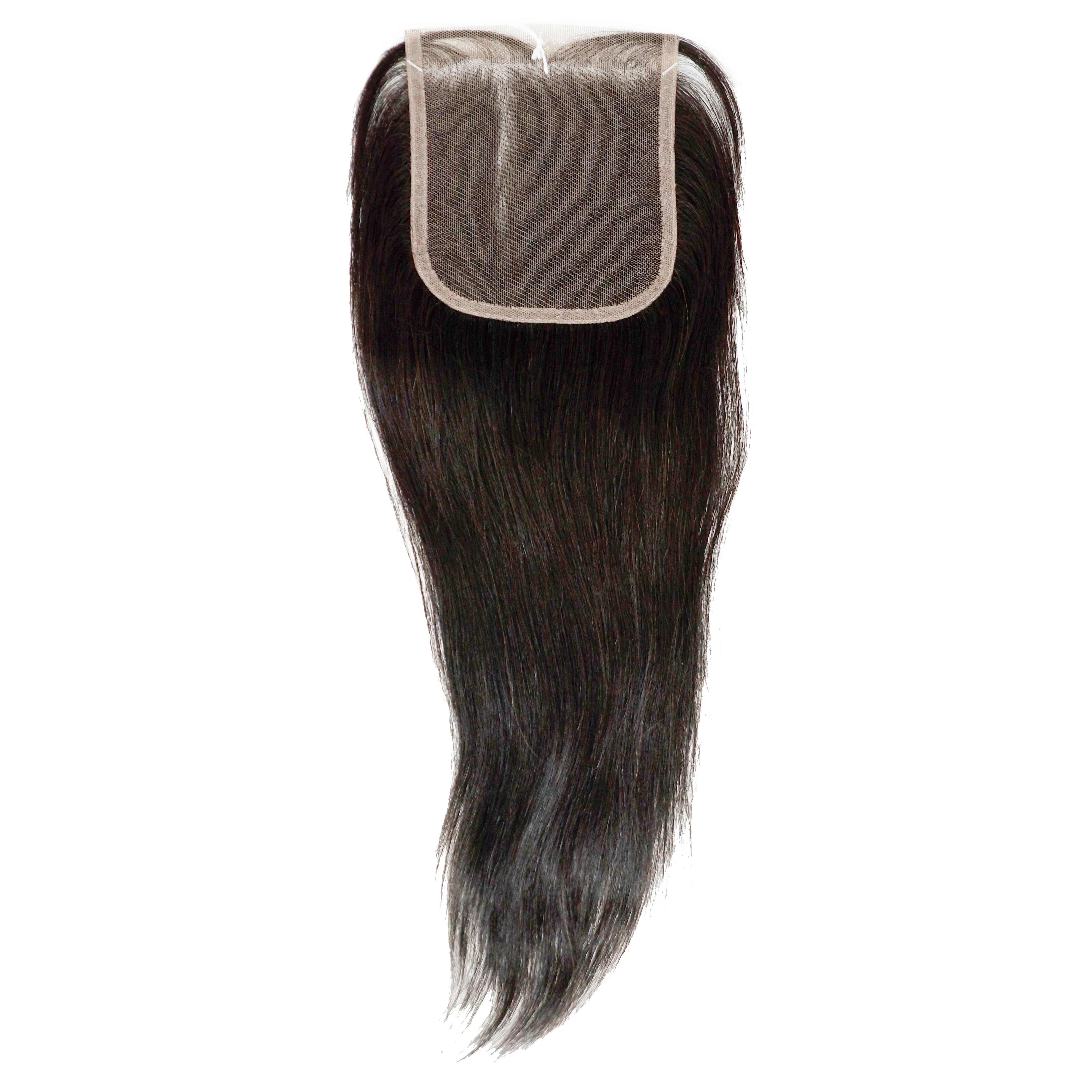 Shake-N-Go 100% Unprocessed Human Hair NVH 4x4 Lace Closure - STRAIGHT 12" - Image 2
