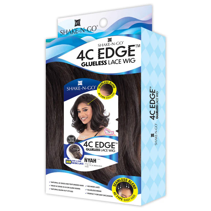 Shake N Go 4C Edge Glueless HD 5" Deep Lace Part Wig - NYAH - Image 4