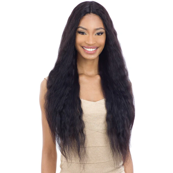 Shake-N-Go Brazilian Natural 100% Human Hair Naked Nature Lace Part Wig - DEEP WAVE 30