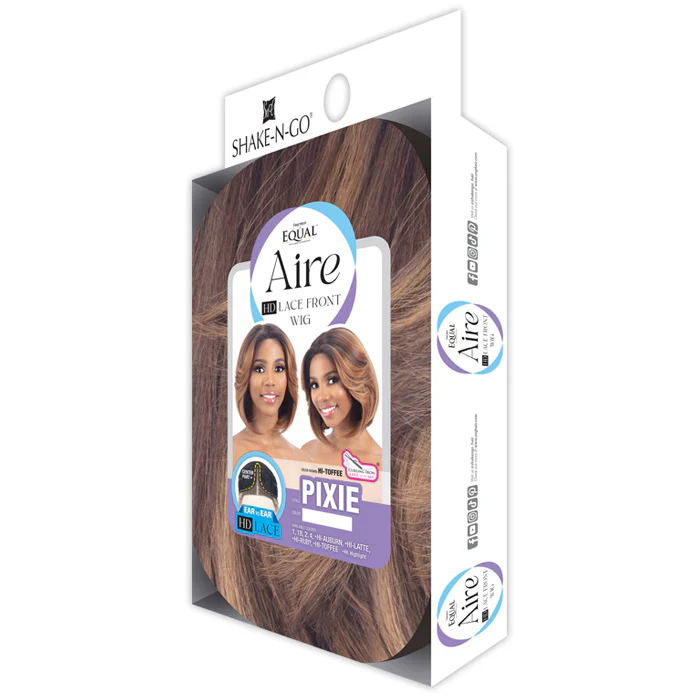 Shake N Go Equal Aire HD Deep Parting Lace Front Wig - PIXIE - Image 4