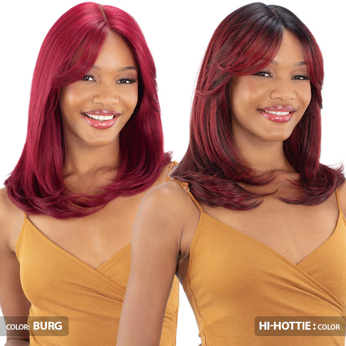 Shake N Go Equal Curtain Bang HD Lace Part Wig - SAGE - Image 3