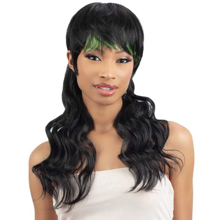 Shake N Go Equal Lite Full Wig - WAVY MULLET - Image 4