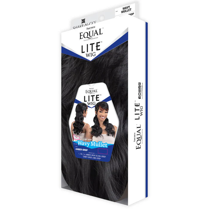 Shake N Go Equal Lite Full Wig - WAVY MULLET - Image 6