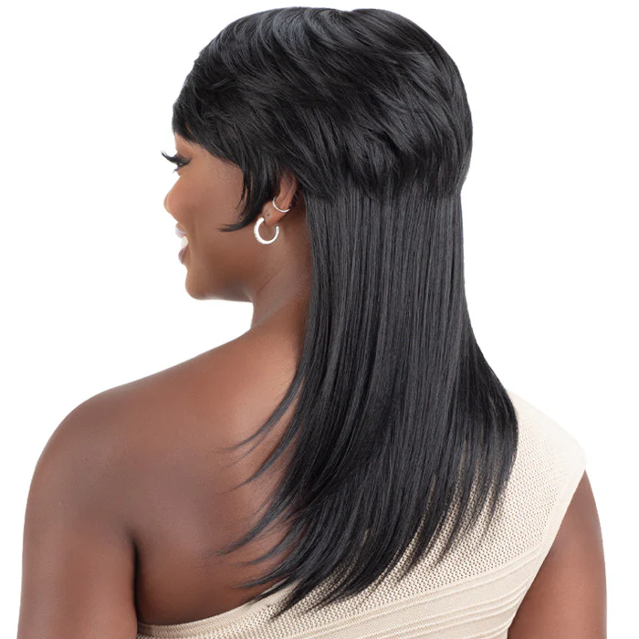 Shake N Go Equal Lite Retro Style Full Wig - STRAIGHT MULLET - Image 7