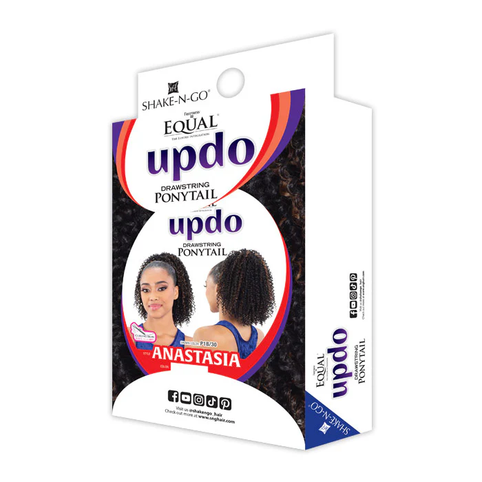 Shake N Go Equal Updo Drawstring Ponytail - ANASTASIA - Image 3