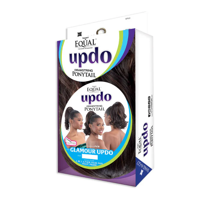 Shake N Go Equal Updo Drawstring Ponytail - GLAMOUR UPDO - Image 6