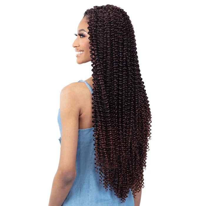 Freetress Crochet & Latch Hook 3 Bundle Pack Braid - 3X TAHITI WATER CURL EXTRA LONG - Image 2