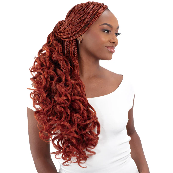 Freetress Pre-Stretched Braid - 4X FRENCH CURL BRAID 18" - Image 2