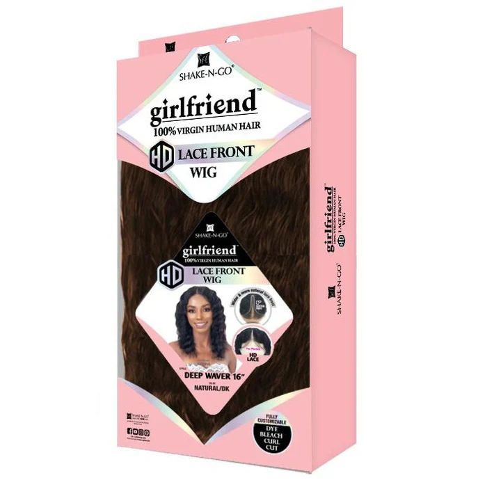 Shake-N-Go Girlfriend 100% Virgin Human Hair HD Lace Front Wig - DEEP WAVER 16 - Image 3