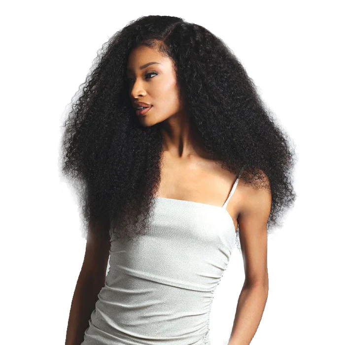 Shake N Go Glossy 100% Virgin Remy Hair HD 2x6 Hand-Tied Lace Closure - BOHEMIAN CURL 12 - Wet & Wavy - Image 2
