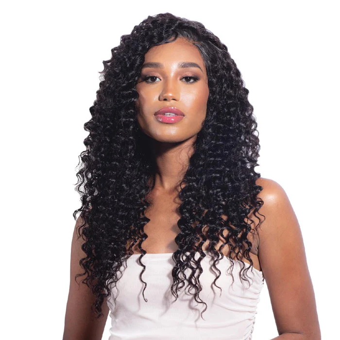Shake N Go Glossy 100% Virgin Remy Hair HD 4x4 Lace Closure - 4x4 DEEP WAVE 12" - Image 2