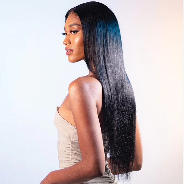Shake N Go Glossy 100% Virgin Remy Hair Weave - STRAIGHT (Multi Length) 3 Pcs - Image 4