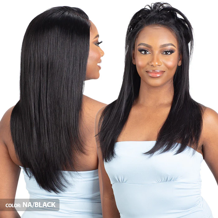 Shake N Go Glossy Glueless 100% Virgin Remy Hair 360 HD 13x4 Lace Frontal Wig - STRAIGHT 20" - Image 2