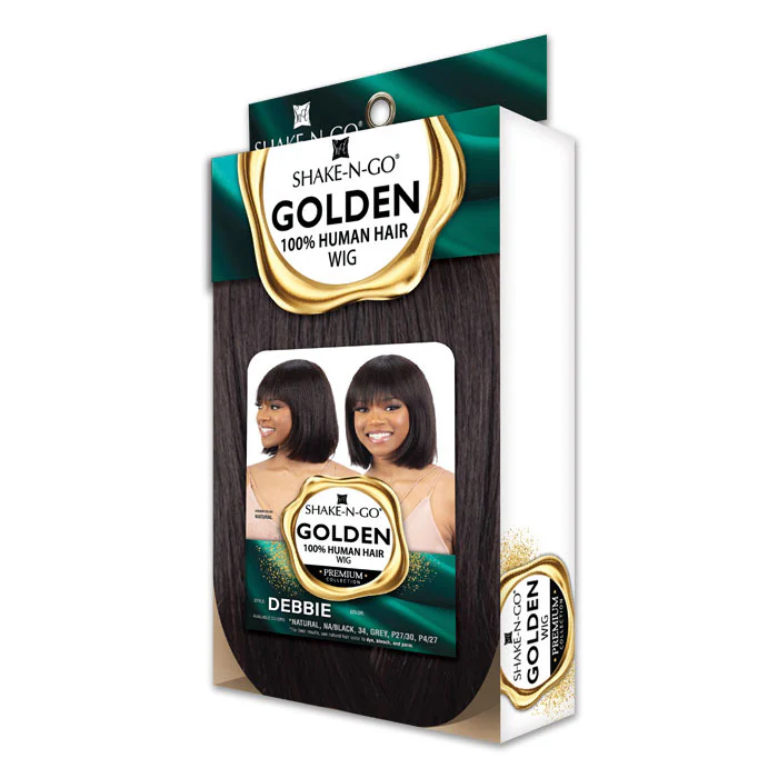 Shake N Go Golden 100% Human Hair Full Wig - DEBBIE - Image 6